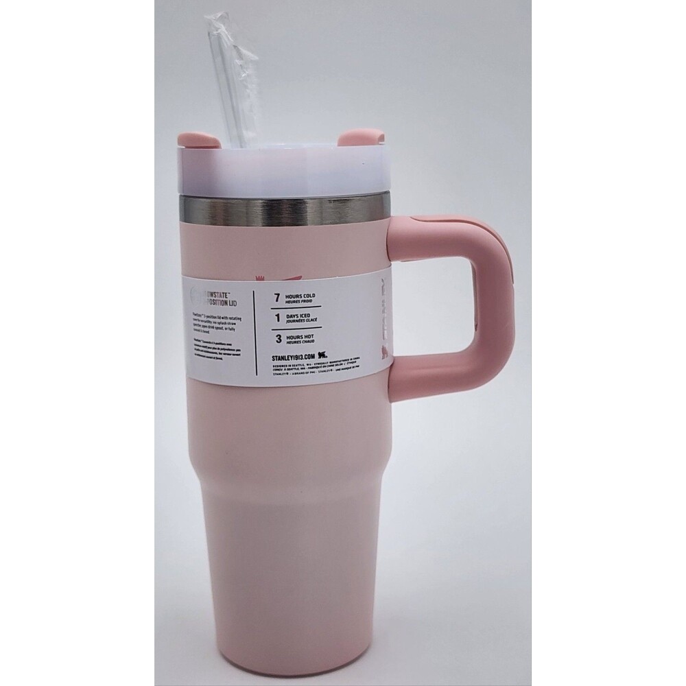 Stanley Pink 16oz Tumbler w/Opaque Lid - Picture 2 of 16